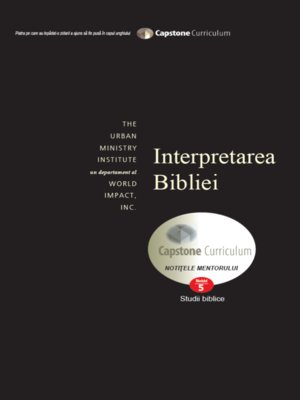 cover image of Bible Interpretation, Mentor's Guide